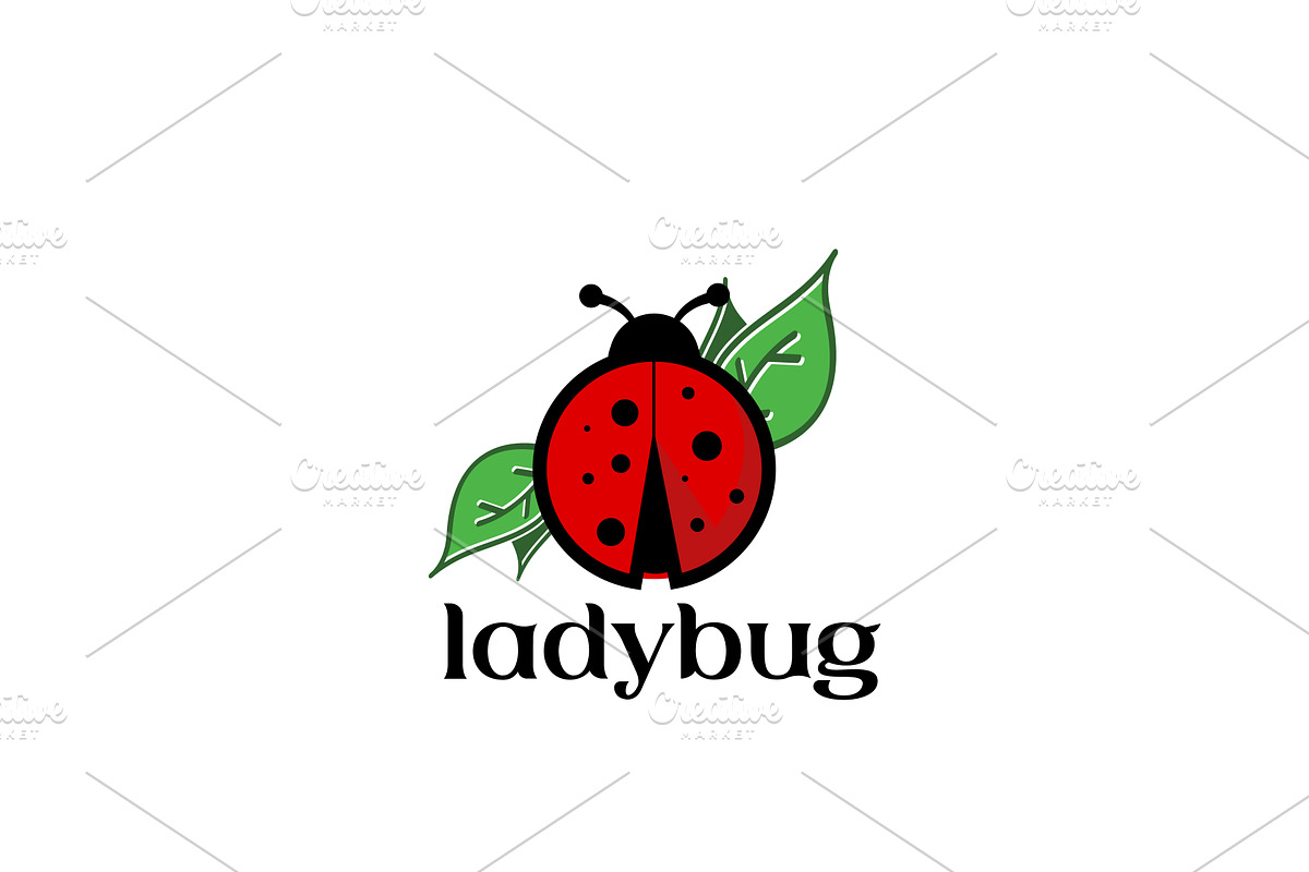 Flying Red Lady Bug Logo Design, a Branding & Logo Template by AlvinStd