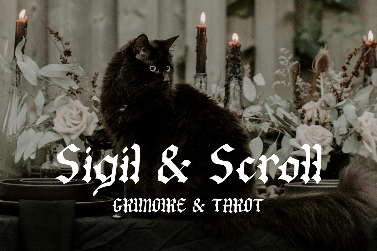 Darkmoon Blackletter Font, a Blackletter Font by Beck McCormick (Photo 5 of 10)