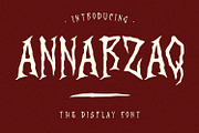 Annarzaq Display Font, a Blackletter Font by Maulana Creative (Thumbnail 9 of 12)