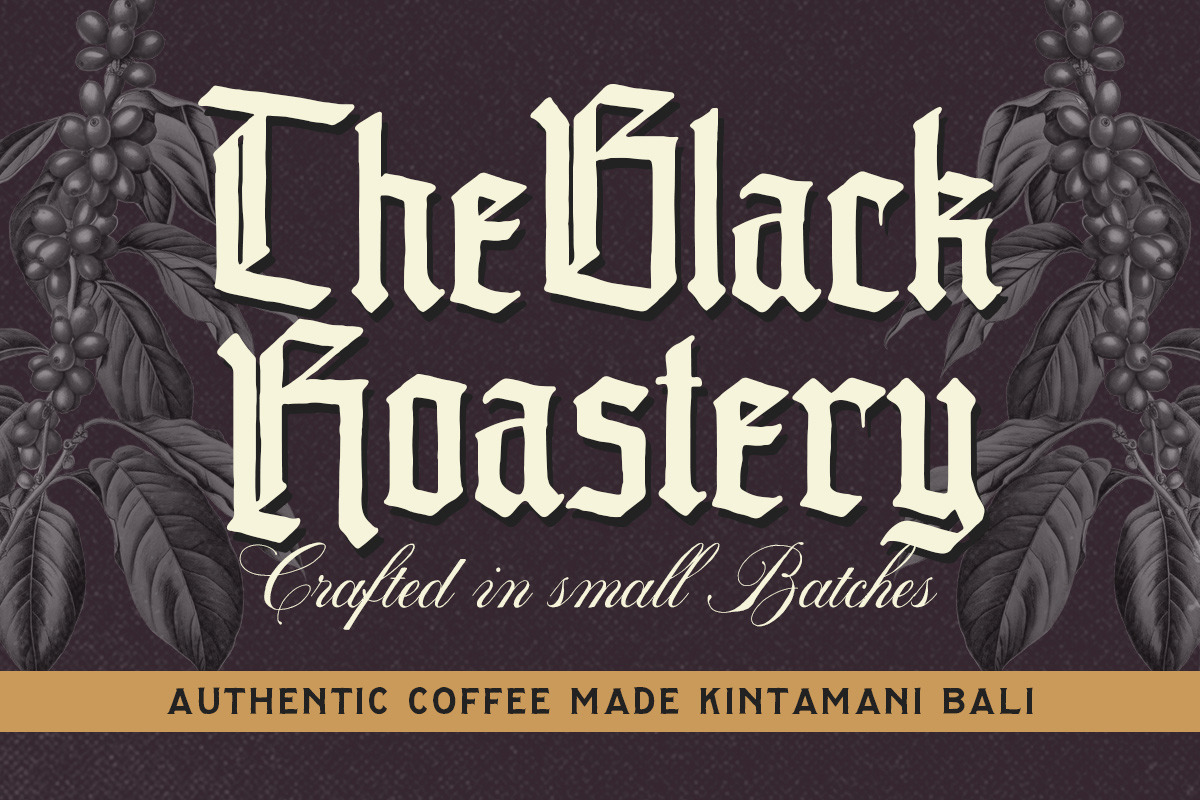 Moleira Font Collection, a Blackletter Font by Letterhend Studio (Photo 8 of 9)