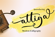 Attiga Script, a Script Font by Graphic Deal (Thumbnail 1 of 11)