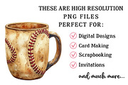 Watercolor Baseball Clipart, an Illustration by OK Design (Thumbnail 4 of 6)