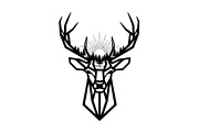 Artistic Geometric Deer Head Bundle, an Illustration by yasushie (Thumbnail 28 of 31)