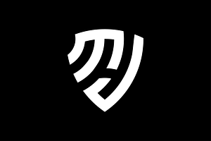 MJ Monogram Logo Template