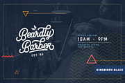 Kingbirds - 6 Styles Monoline Script, a Script Font by Letterhend Studio (Thumbnail 7 of 9)