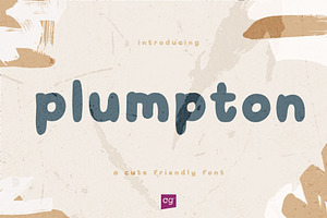Plumpton Cute Bubbly Font Family
