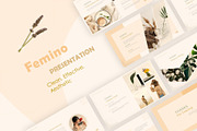 Femino Aesthetic Powerpoint, a Presentation Template by NecrolitSlide (Thumbnail 1 of 11)