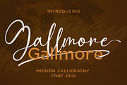 Gallmore // Chic Font Duo, a Script Font by BearyType Studio (Thumbnail 1 of 9)