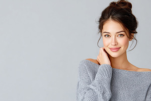Natural beauty portrait of smiling, a Person Photo by MistyDay