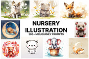 500 Midjourney Prompts Nursery, an Animal Photo by Meoww_Design (Thumbnail 1 of 2)