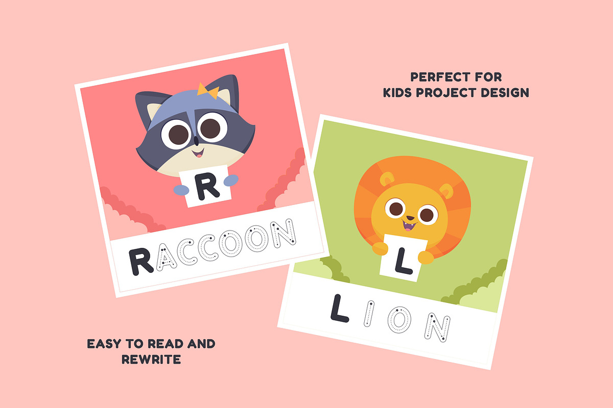 Kidos - Kids Bold & Tracing Letters, a Handwritten Font by Imoodev (Photo 5 of 7)