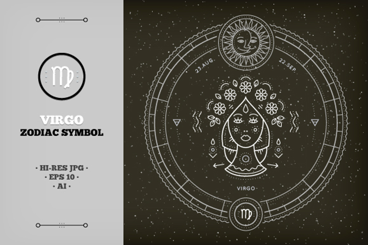 ♍ Virgo Zodiac Symbol, an Object Graphic by painterr (Photo 1 of 2)
