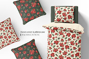 Classic Vintage Roses Pattern, a Pattern Graphic by Yello_illustration (Thumbnail 12 of 16)