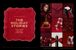 Luxury Holiday Red Background Images, a Holiday Photo by Make Stories Studio