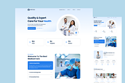 10 Figma Medical Webpage Design Set, a Landing Page Template by Graphicuss (Thumbnail 8 of 10)