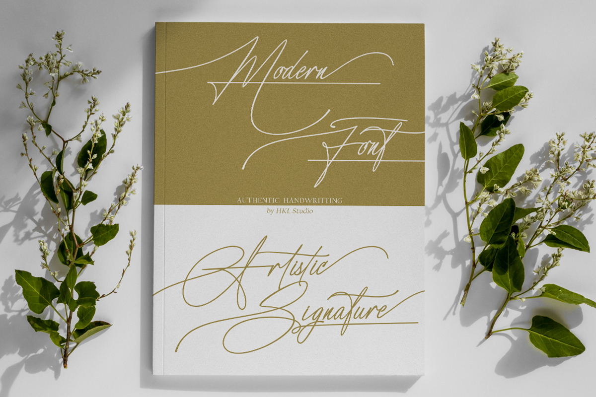 Artistic Signature, a Script Font by HKL Studio (Photo 11 of 18)