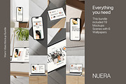 NUERA - Warm Vibes Mockup Bundle, a Device Mockup by Creavora (Thumbnail 5 of 10)