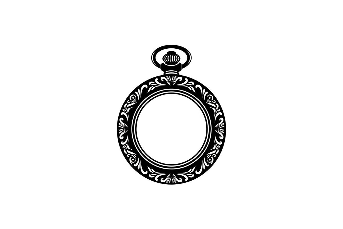 Vintage Pocket Watch SVG Bundle, an Illustration by yasushie (Photo 22 of 31)