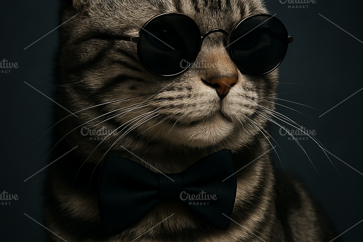 15 Cat Portraits Collection, an Animal Photo by TheSimpleCreator (Photo 6 of 12)