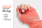 Finger Nail Mockup, Beauty Manicure, a Mockup by HaywireMedia & Mockups (Thumbnail 2 of 4)