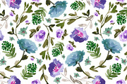 Purple, blue and green, a Pattern Graphic by Anya-D (Thumbnail 1 of 3)