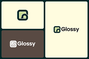 Modern Minimalist Glossy Logo Design, a Branding & Logo Template by AyshaCanvas