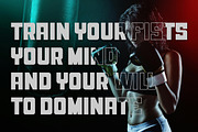 Bombed Sport Power Font, a Sans Serif Font by Bayuktx (Thumbnail 7 of 8)