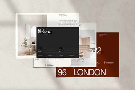 Neue Proposal, a Brochure Template by T E M P L Y