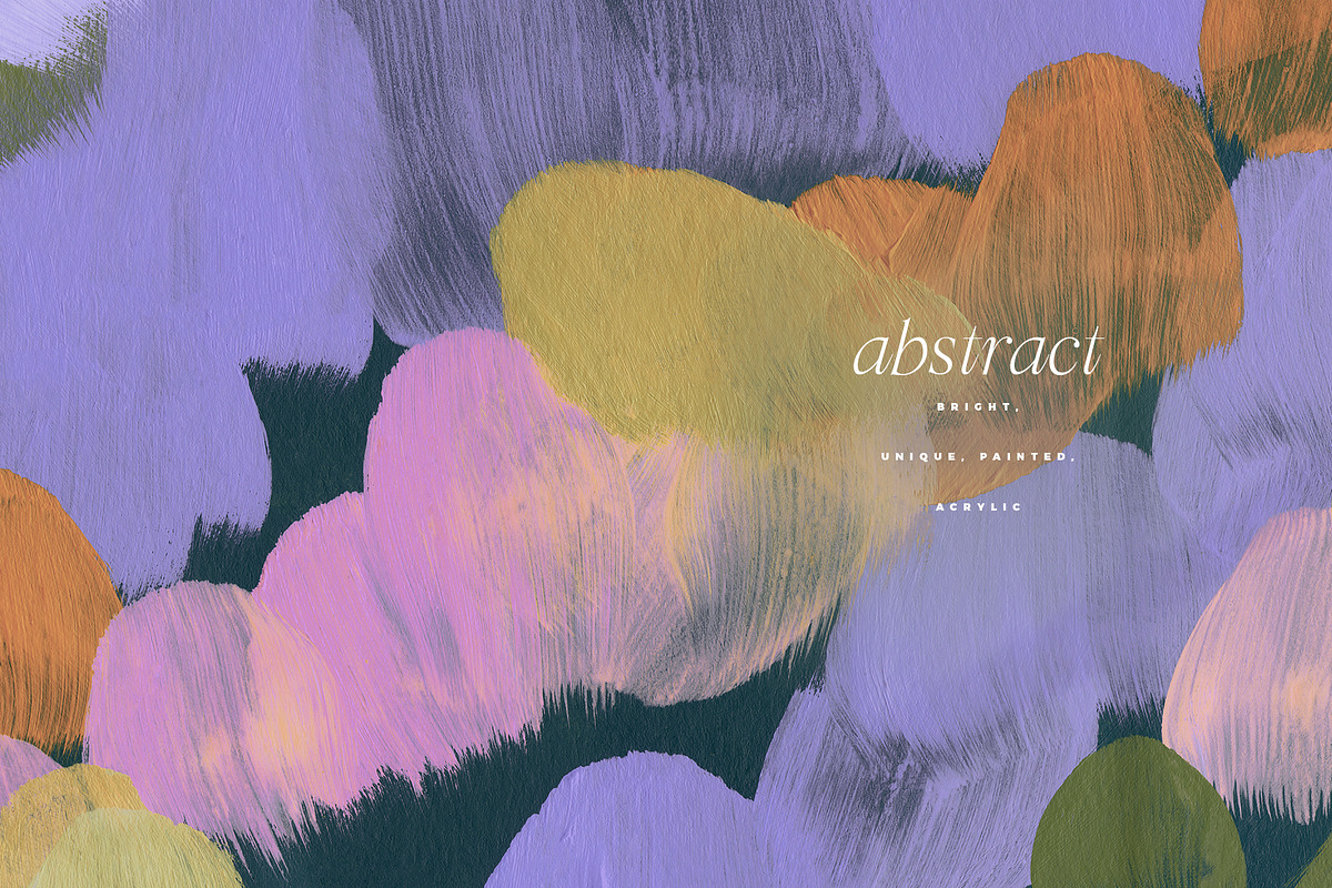 March Abstract Painted Backgrounds, a Texture Graphic by Basia Stryjecka (Photo 3 of 17)
