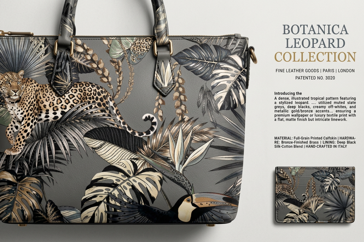Indigo Jungle Tropical Seamles 2026, a Pattern Graphic by Luiz da Rolt Grathwohl (Photo 8 of 24)