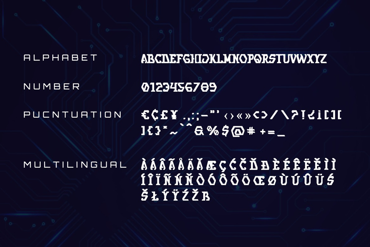 Newpromise - Tech Serif Font, a Sans Serif Font by Dhabee (Photo 3 of 5)