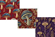 Maximalist Mushroom Tapestry Pattern, a Pattern Graphic by FloridPrintables (Thumbnail 5 of 12)