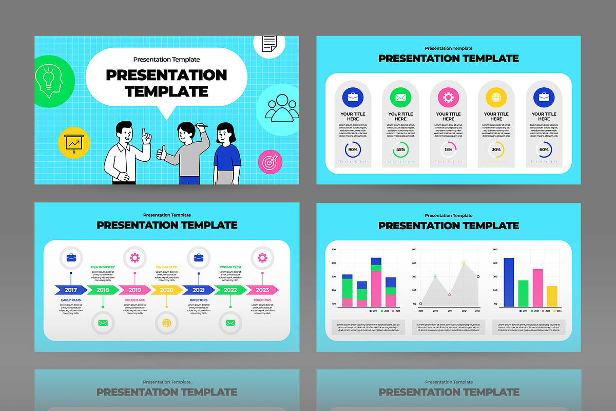 Business Plan PowerPoint Template, a Presentation Template by CreativeUP (Photo 5 of 6)