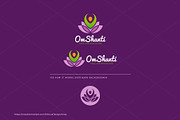 Om Shanti - Yoga and Meditation Logo, a Branding & Logo Template by Mocca Design (Thumbnail 6 of 7)