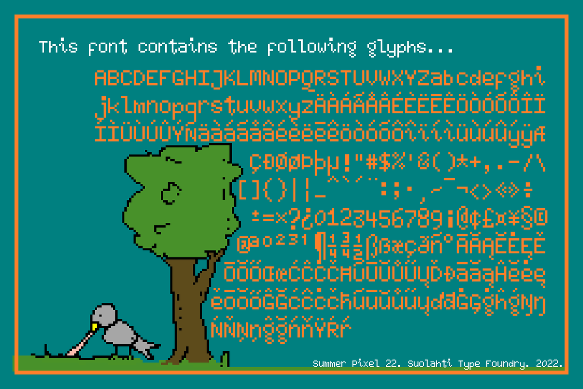 Pixel Font Bundle (+1 glitchy font), a Font by Suolahti Type (Photo 3 of 8)