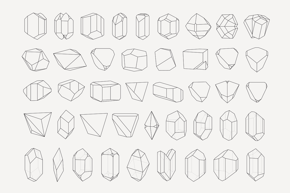 79 Crystal Formations, an Object Graphic by Texture Fabrik (Photo 11 of 12)
