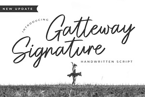 Gatteway Signature - Bold Script