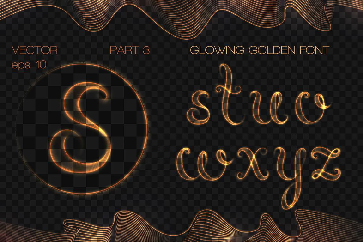 8 GLOWING METAL FONTS / 8 BRUSHES preview 6