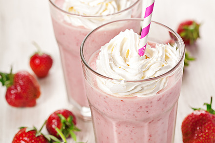 Strawberry Fresh Milkshake Summer Drink Featuring Berry Beverage And Cold preview 6