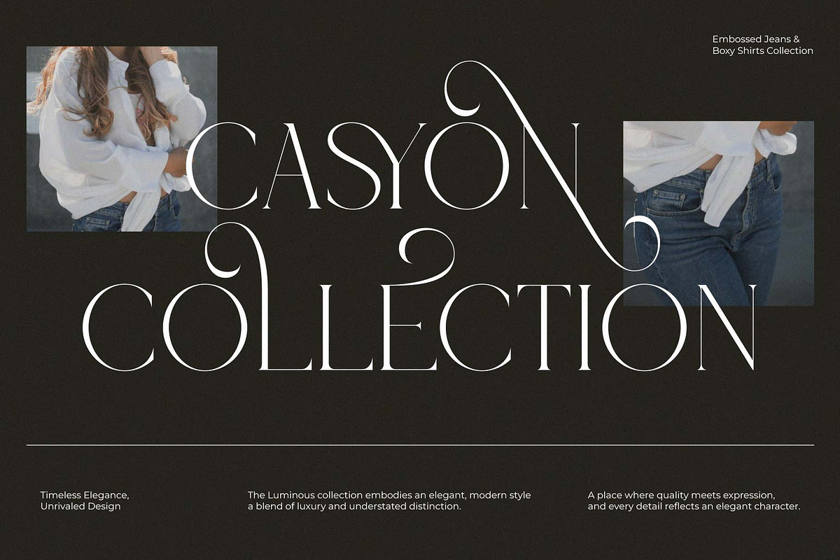 Classo - An Elegance Serif Font, a Serif Font by GridlineType (Photo 3 of 10)