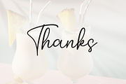 Vintage Smothies | Script Font, a Handwritten Font by Scratchones (Thumbnail 8 of 8)