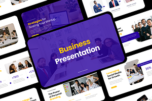 Business Presentation Template, a Presentation Template by Hammad Arif