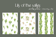 Lily Of The Valley Watercolor Flower, a Seasonal Illustration by NataliArkushArt (Thumbnail 13 of 14)