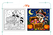Happy Halloween Coloring Book, a Seasonal Illustration by Coco Bloom (Thumbnail 8 of 8)