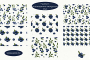 Blueberries watercolor clipart, a Food Illustration by Illustrations by Yuliia (Thumbnail 4 of 4)