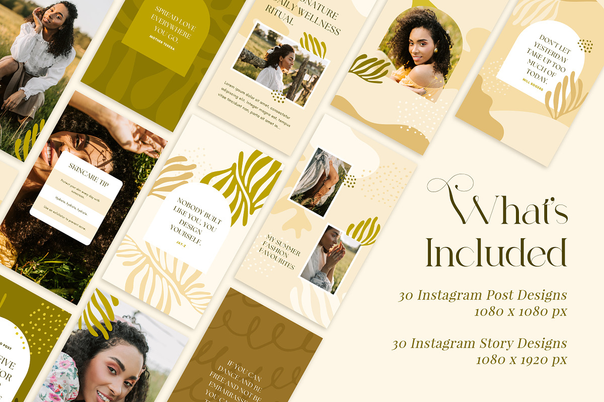 Instagram Template Bundle in CANVA, a Social Media Template by RWstudio (Photo 5 of 8)