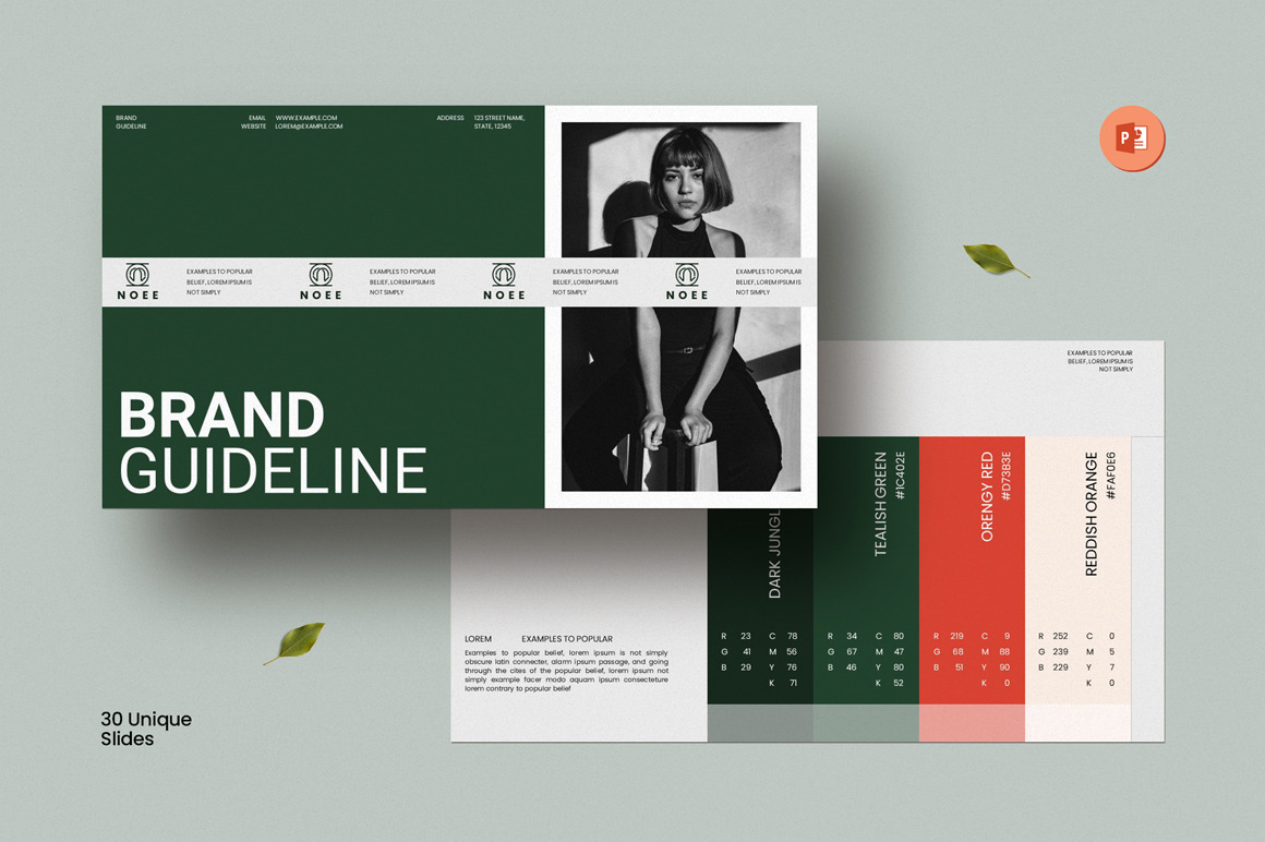 Brand Guidelines Presentation by DreamLab  Creative Market