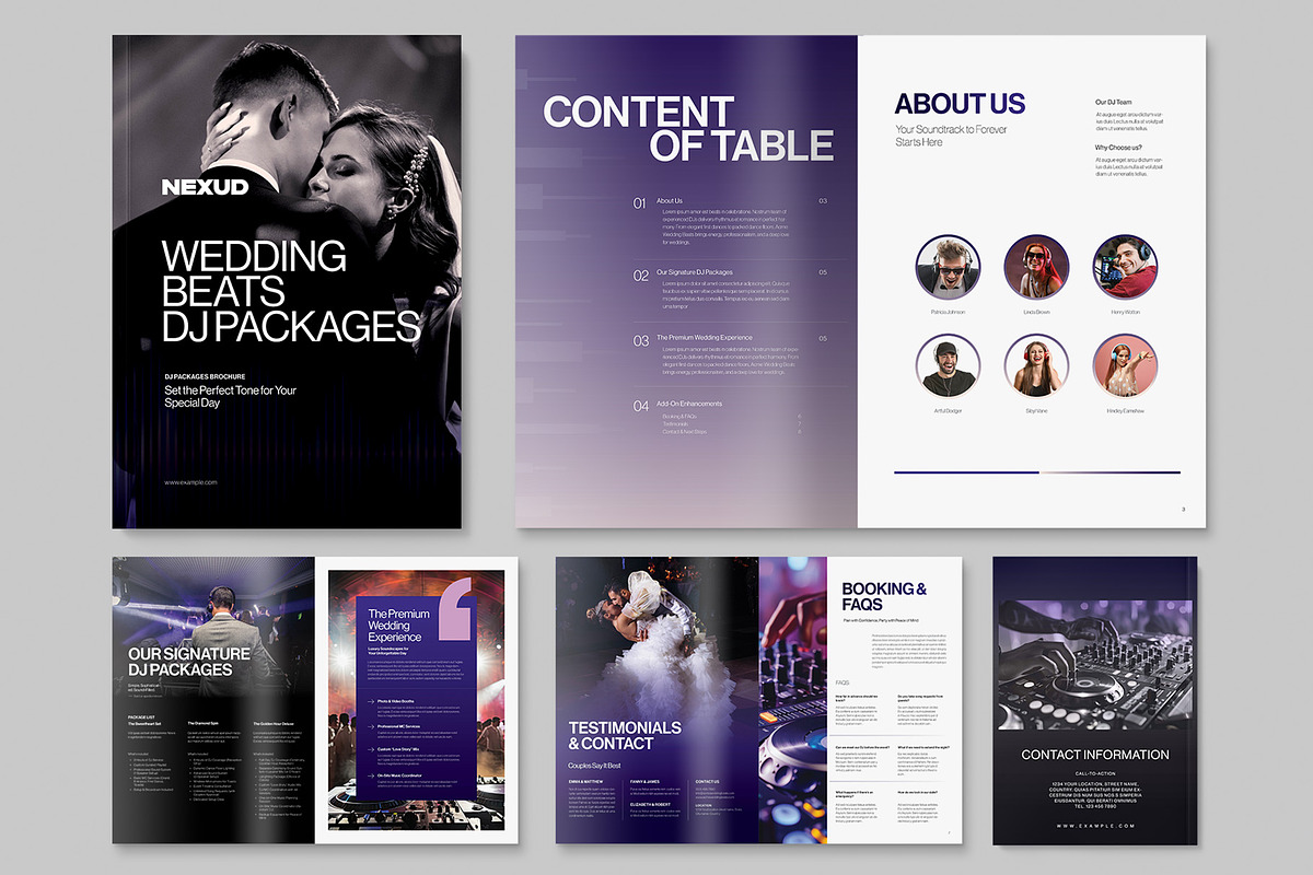 DJ Brochure Template, a Brochure Template by BrandPacks (Photo 4 of 4)
