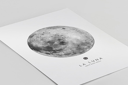 Poster mockup A4 paper size