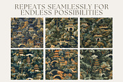 12 Wei's Night Pavilion Patterns, a Pattern Graphic by Inknfolly (Thumbnail 2 of 7)